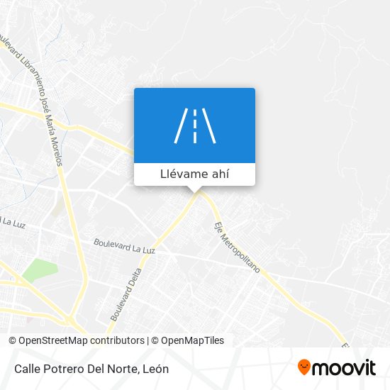 Mapa de Calle Potrero Del Norte