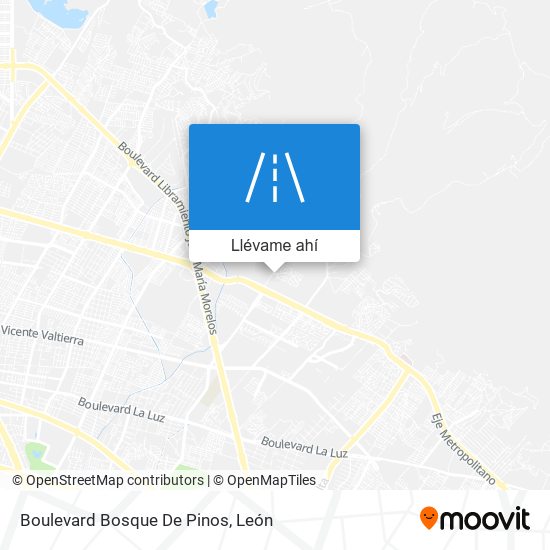 Mapa de Boulevard Bosque De Pinos