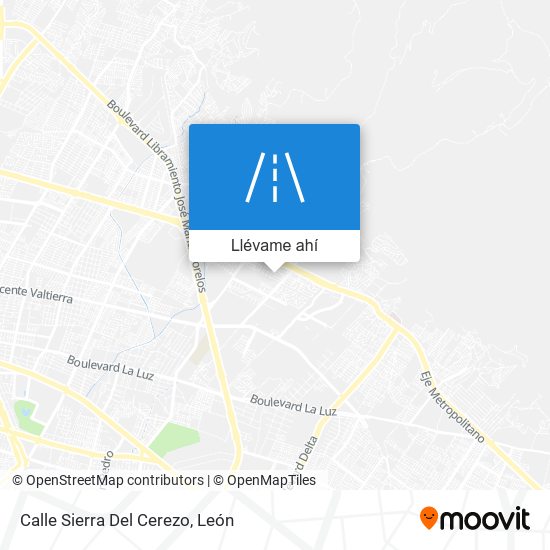 Mapa de Calle Sierra Del Cerezo