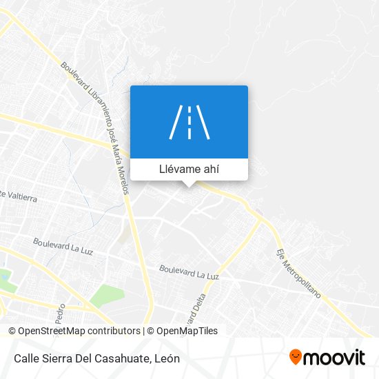 Mapa de Calle Sierra Del Casahuate