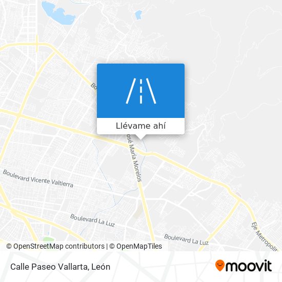 Mapa de Calle Paseo Vallarta