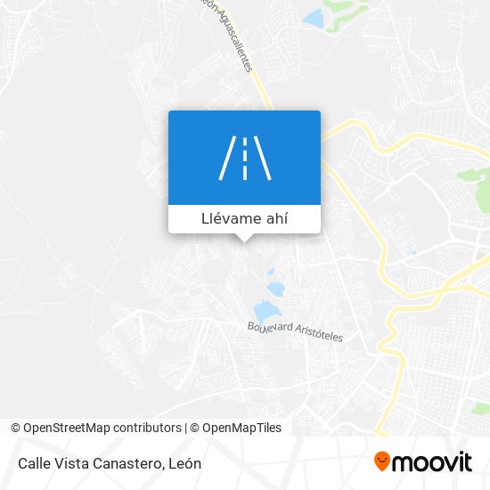 Mapa de Calle Vista Canastero