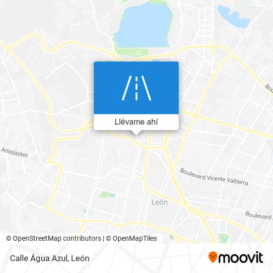 Mapa de Calle Água Azul