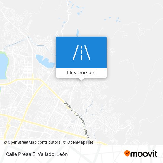 Mapa de Calle Presa El Vallado