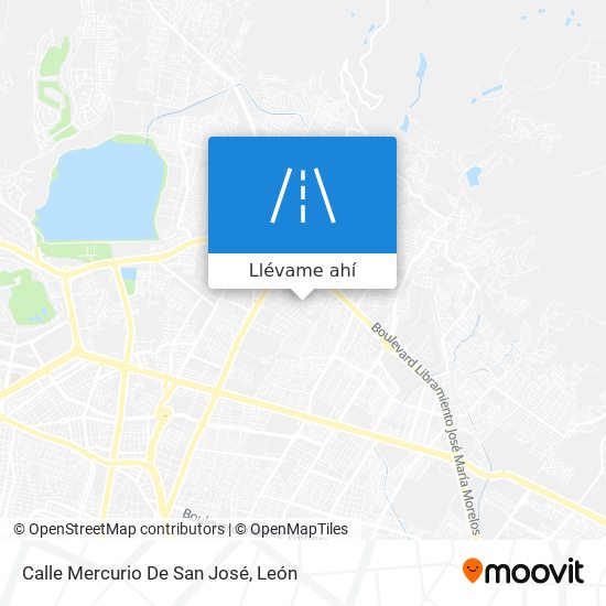 Mapa de Calle Mercurio De San José