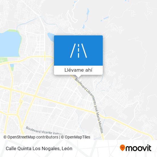 Mapa de Calle Quinta Los Nogales