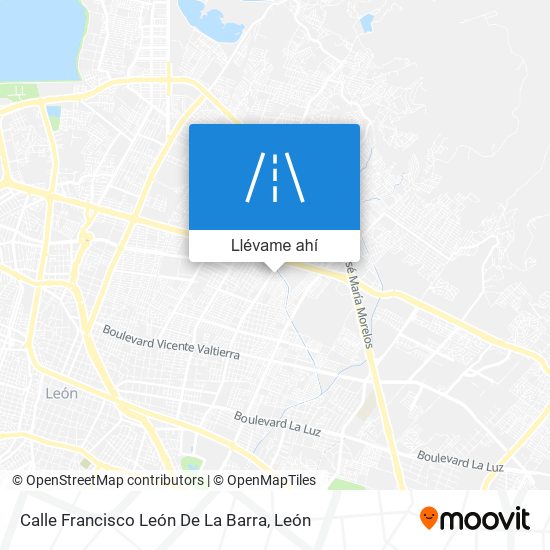 Mapa de Calle Francisco León De La Barra