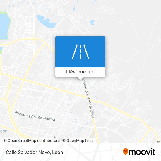 Mapa de Calle Salvador Novo