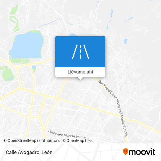 Mapa de Calle Avogadro