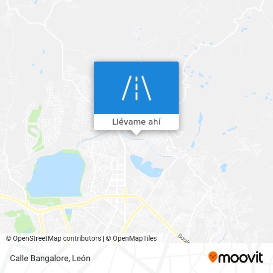 Mapa de Calle Bangalore