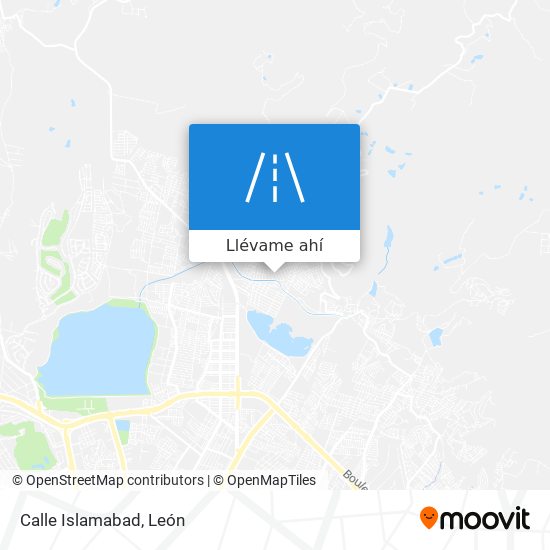 Mapa de Calle Islamabad