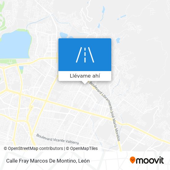 Mapa de Calle Fray Marcos De Montino