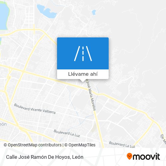 Mapa de Calle José Ramón De Hoyos