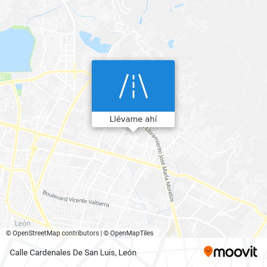 Mapa de Calle Cardenales De San Luis