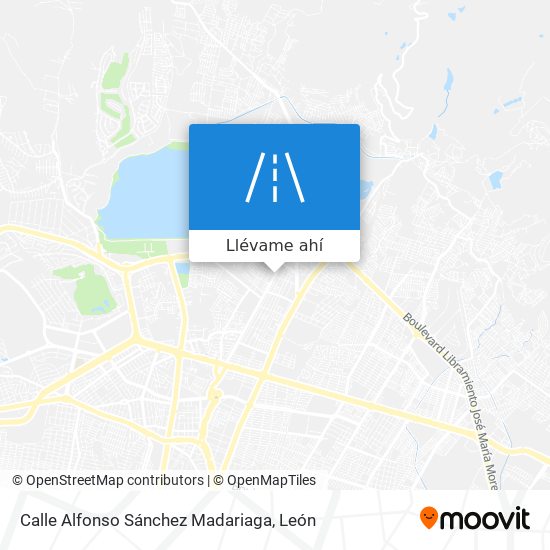Mapa de Calle Alfonso Sánchez Madariaga