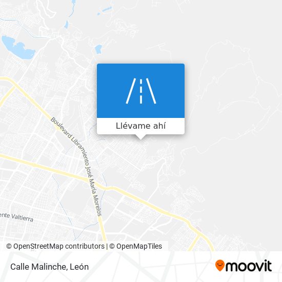 Mapa de Calle Malinche