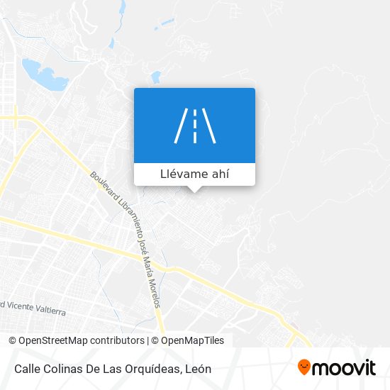 Mapa de Calle Colinas De Las Orquídeas