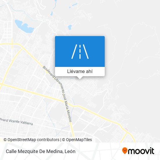 Mapa de Calle Mezquite De Medina