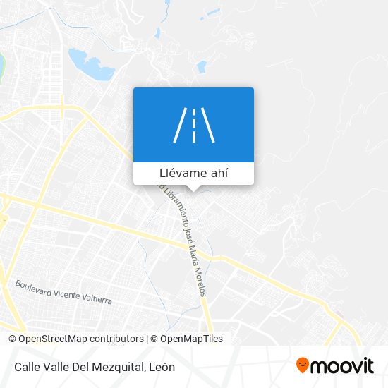 Mapa de Calle Valle Del Mezquital