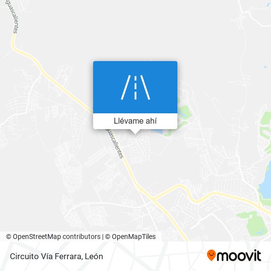 Mapa de Circuito Vía Ferrara