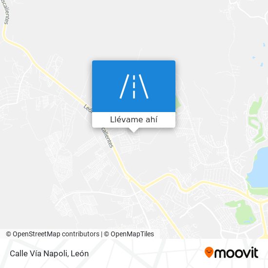 Mapa de Calle Vía Napoli