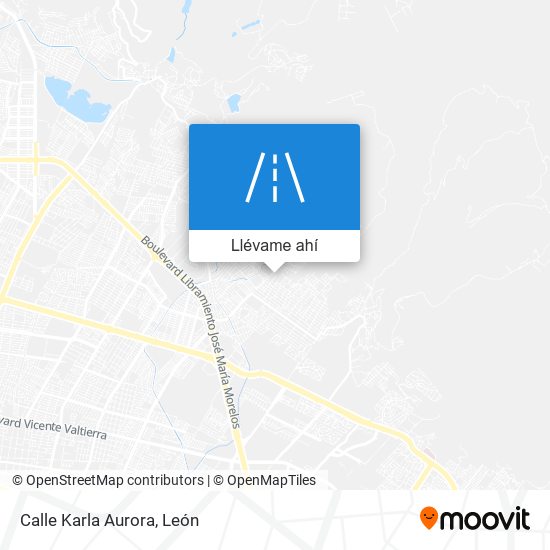 Mapa de Calle Karla Aurora