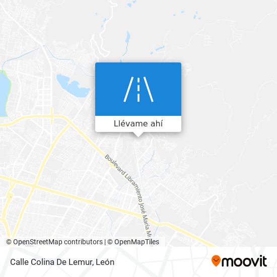 Mapa de Calle Colina De Lemur