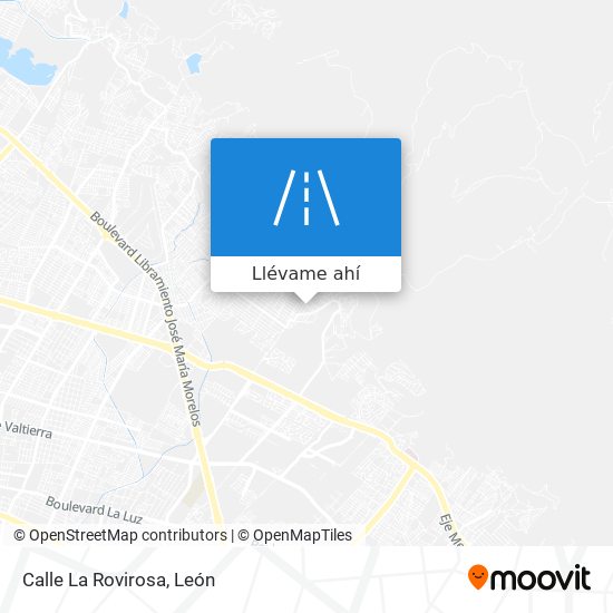 Mapa de Calle La Rovirosa