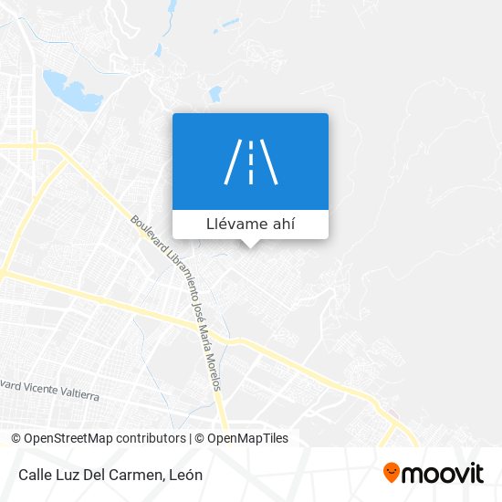 Mapa de Calle Luz Del Carmen