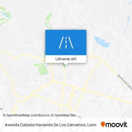 Mapa de Avenida Calzada Hacienda De Los Cárcamos