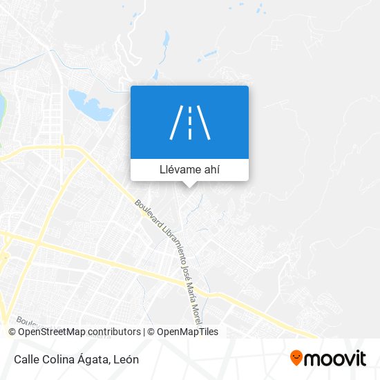 Mapa de Calle Colina Ágata