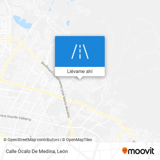 Mapa de Calle Ócalo De Medina