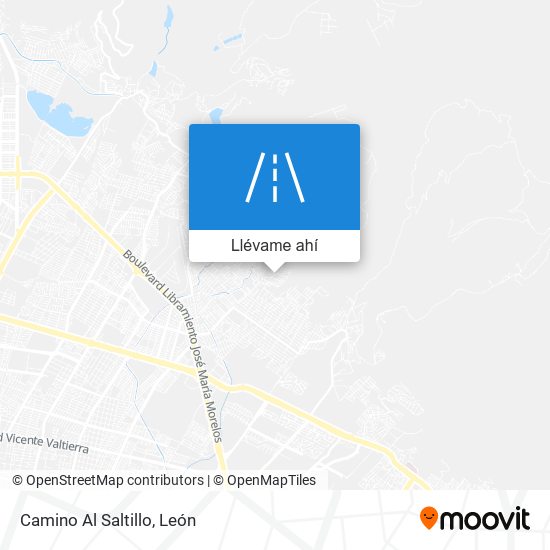 Mapa de Camino Al Saltillo