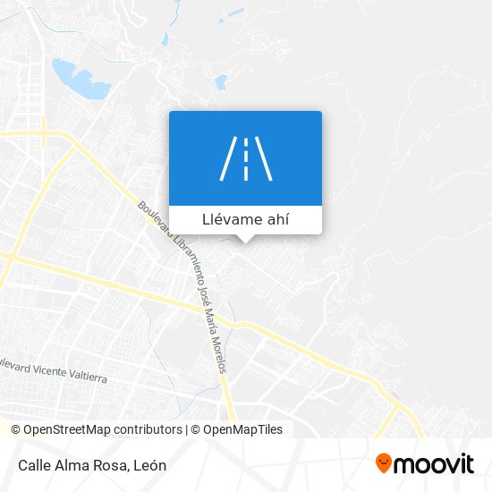 Mapa de Calle Alma Rosa