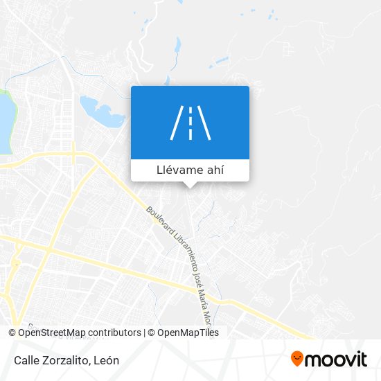 Mapa de Calle Zorzalito