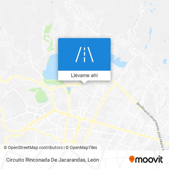 Mapa de Circuito Rinconada De Jacarandas