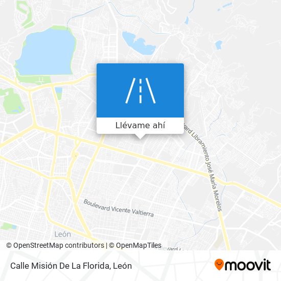 Mapa de Calle Misión De La Florida