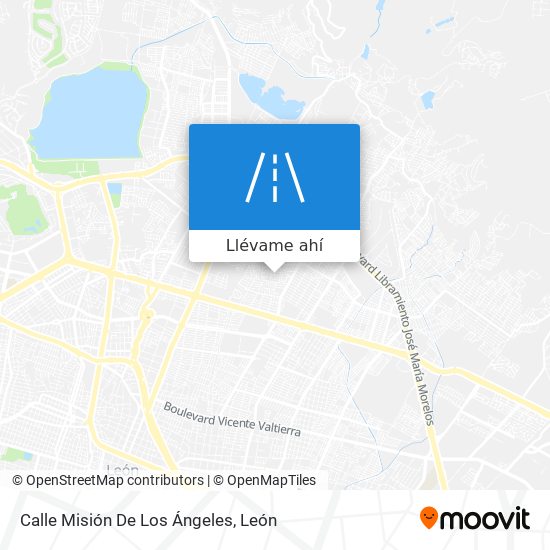 Mapa de Calle Misión De Los Ángeles