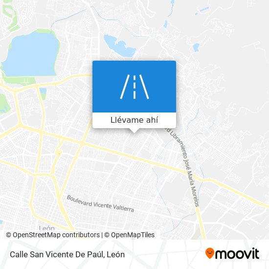 Mapa de Calle San Vicente De Paúl