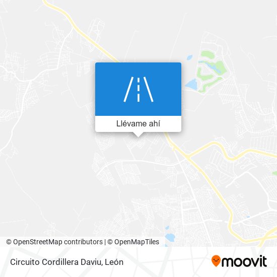 Mapa de Circuito Cordillera Daviu