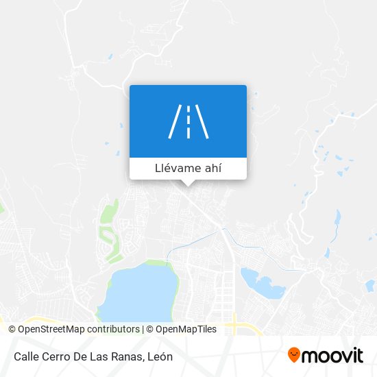 Mapa de Calle Cerro De Las Ranas