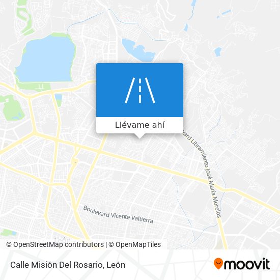 Mapa de Calle Misión Del Rosario