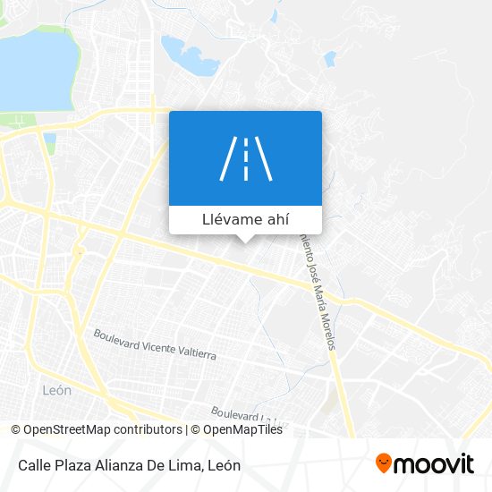 Mapa de Calle Plaza Alianza De Lima