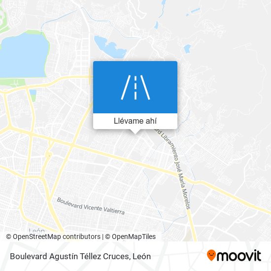 Mapa de Boulevard Agustín Téllez Cruces