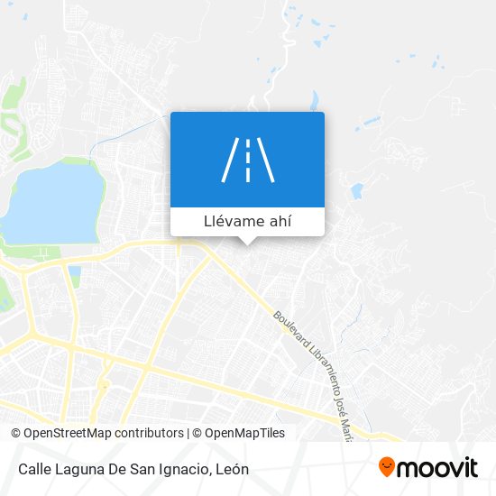 Mapa de Calle Laguna De San Ignacio