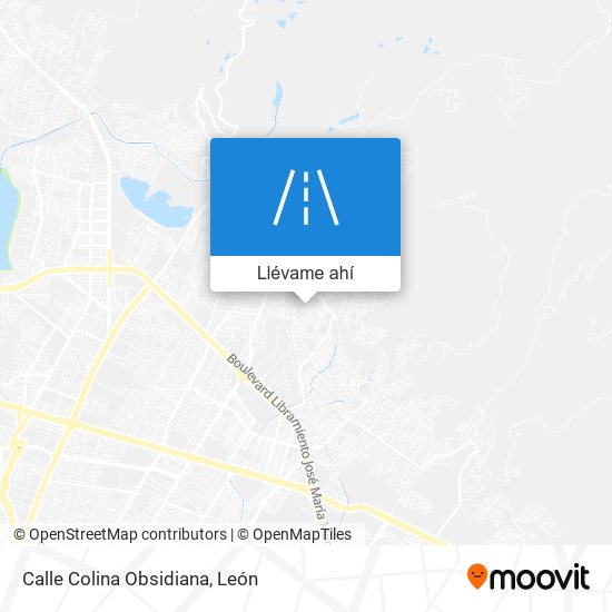 Mapa de Calle Colina Obsidiana