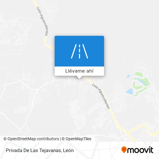 Mapa de Privada De Las Tejavanas