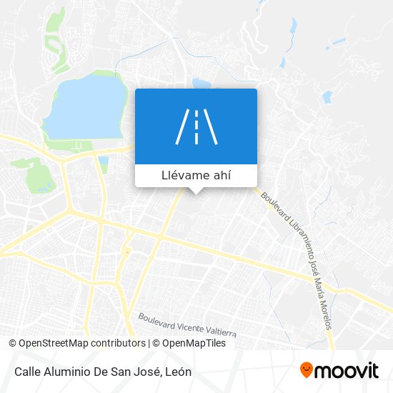 Mapa de Calle Aluminio De San José