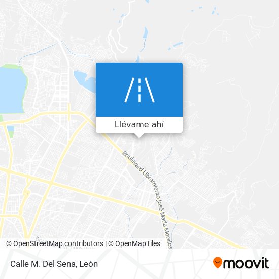 Mapa de Calle M. Del Sena