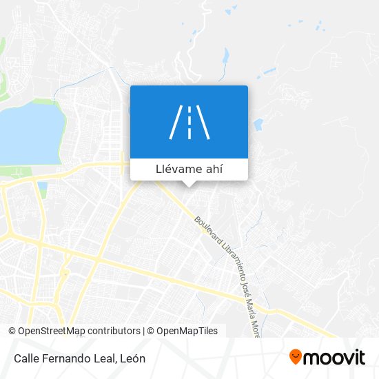 Mapa de Calle Fernando Leal